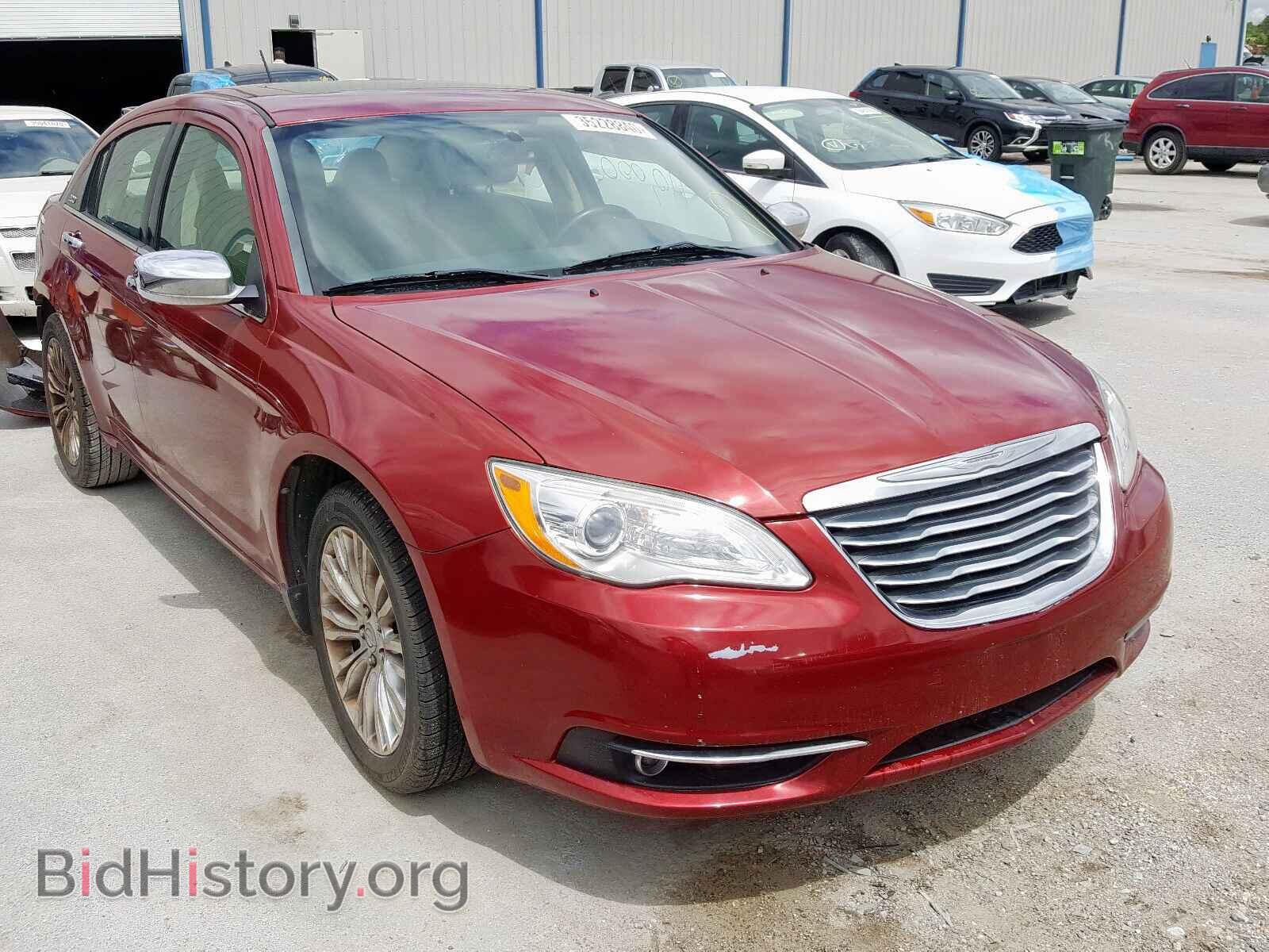 Фотография 1C3CCBCB3CN181412 - CHRYSLER 200 2012