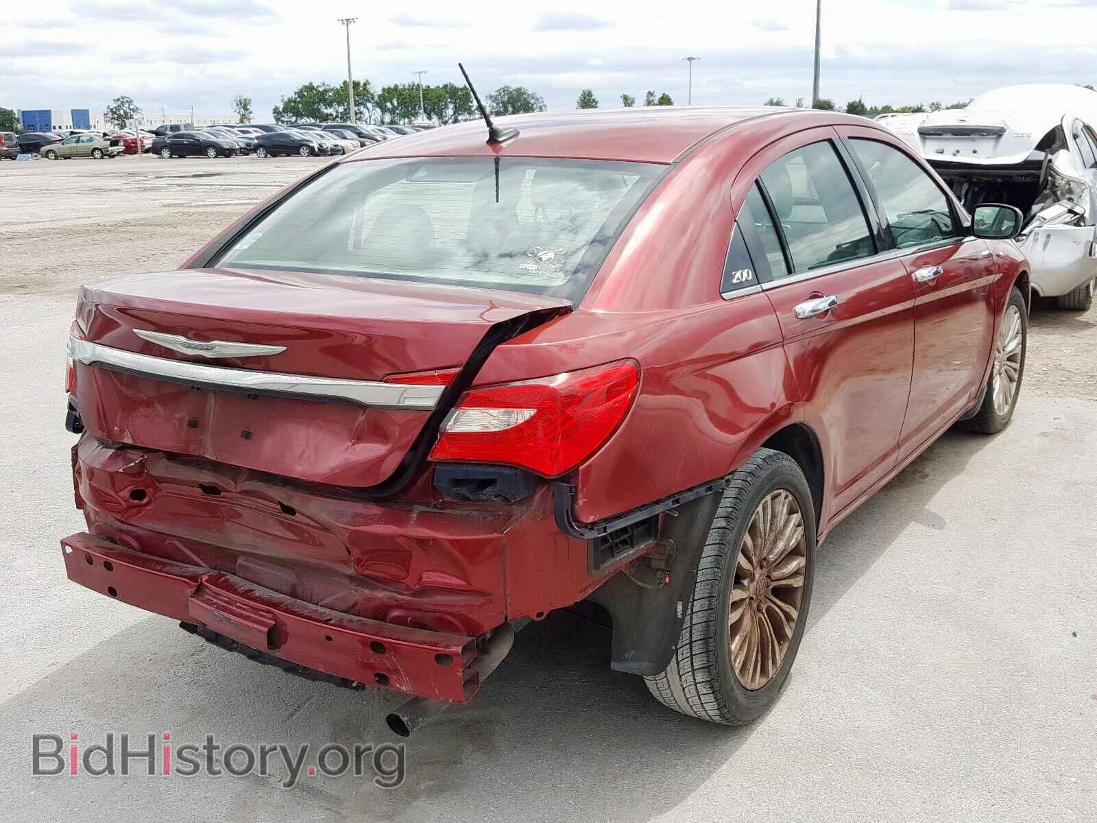 2012 CHRYSLER 200 - VIN: 1C3CCBCB3CN181412 - Фото 4