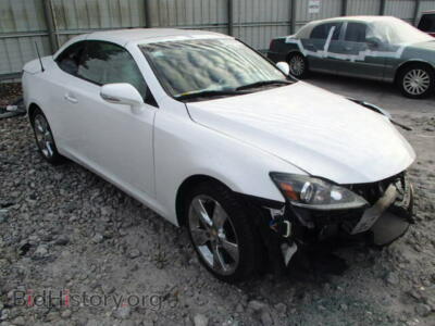 2011 Lexus IS350, белый — VIN JTHFE2C29B2505769, Copart