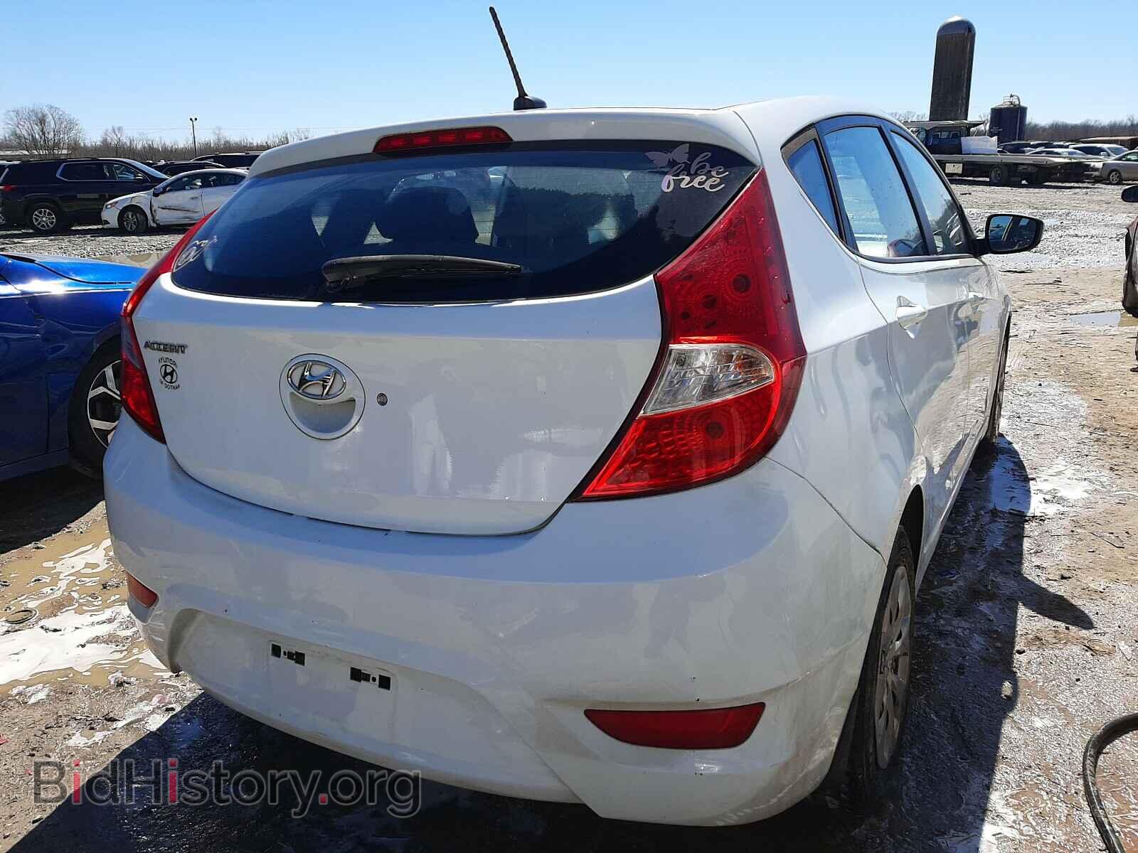 2015 HYUNDAI ACCENT - VIN: KMHCT5AE0FU217282 - Фото 4
