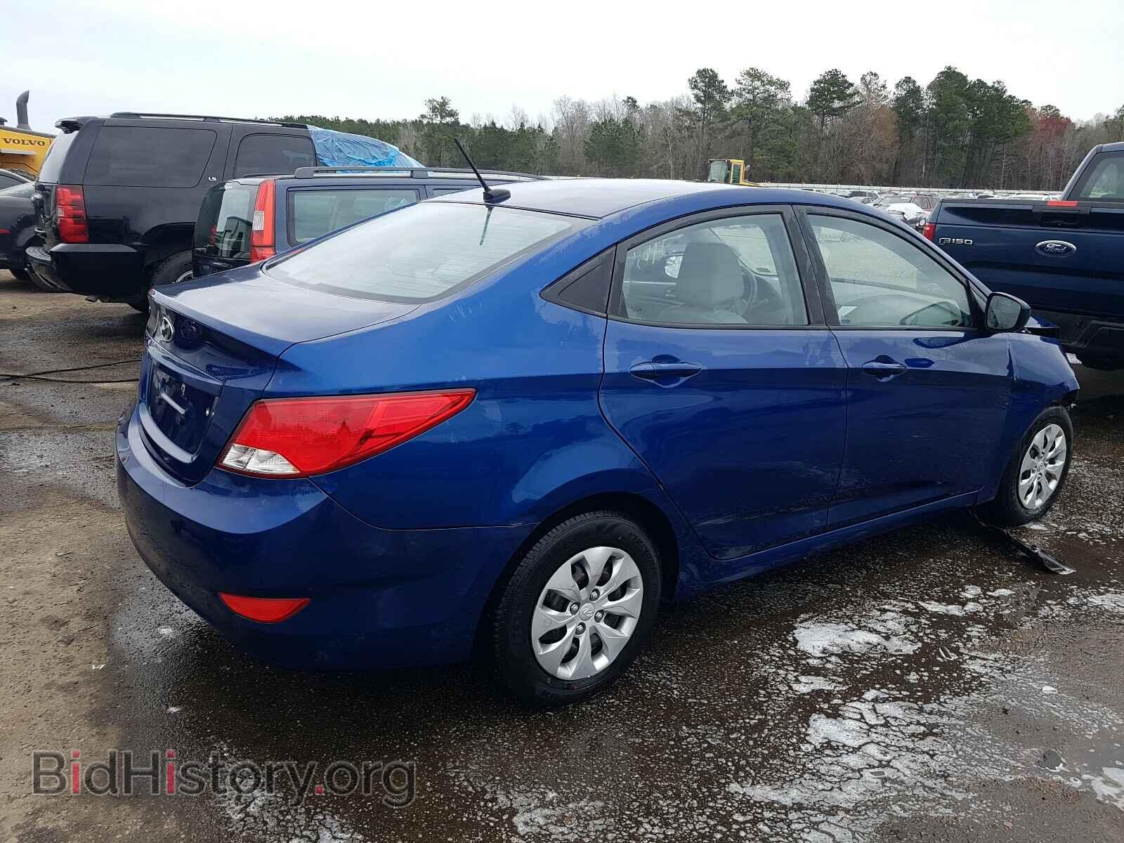 2016 HYUNDAI ACCENT - VIN: KMHCT4AE7GU953552 - Фото 4