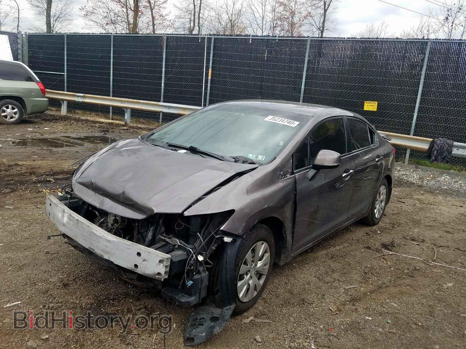 2012 HONDA CIVIC - VIN: 19XFB2F55CE309168 - Фото 2