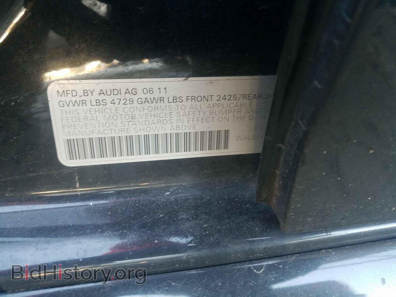 2012 AUDI A4 - VIN: WAUEFAFL3CN001000 - Фото 10