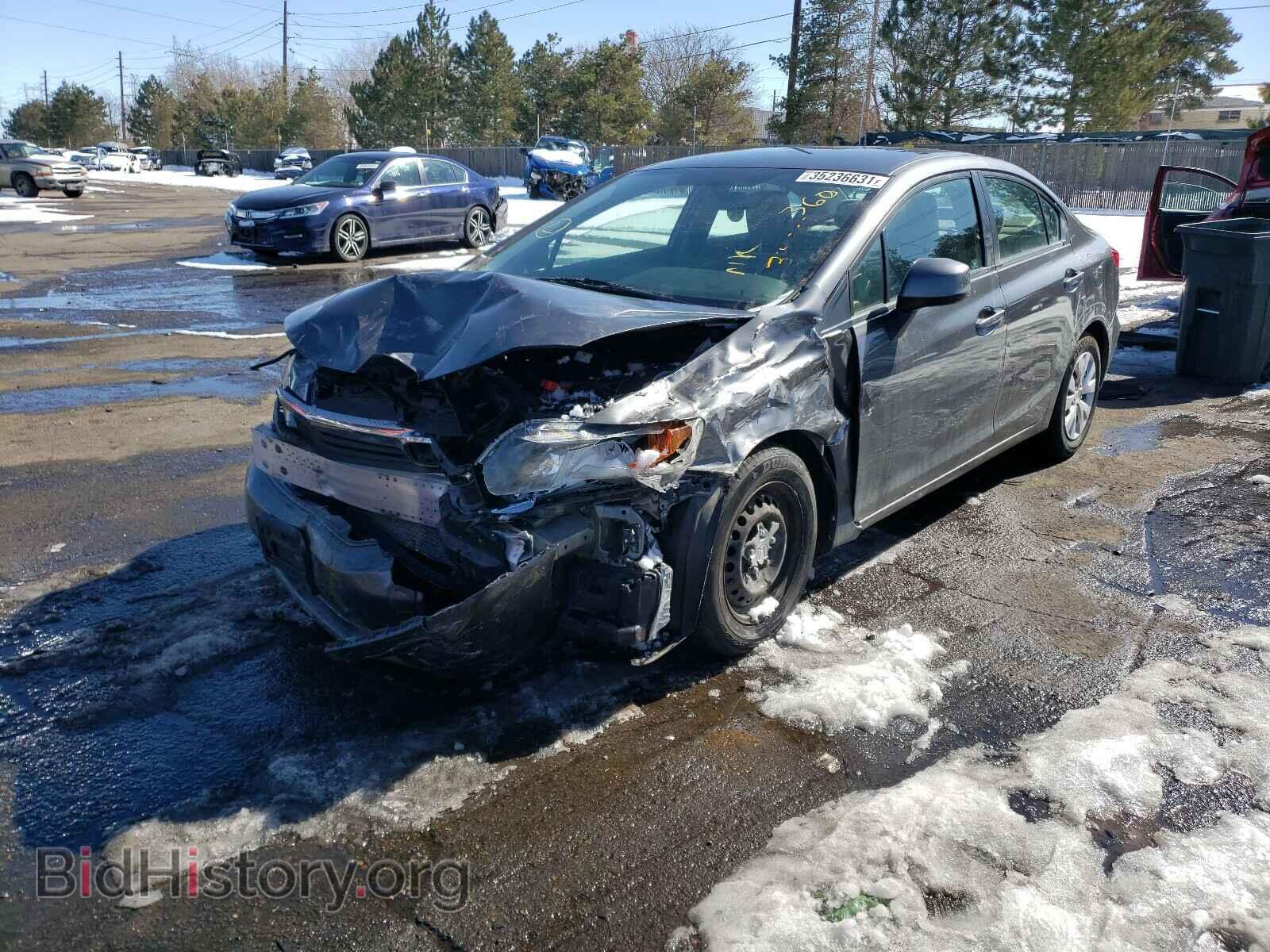 2012 HONDA CIVIC - VIN: 2HGFB2F59CH314587 - Фото 2