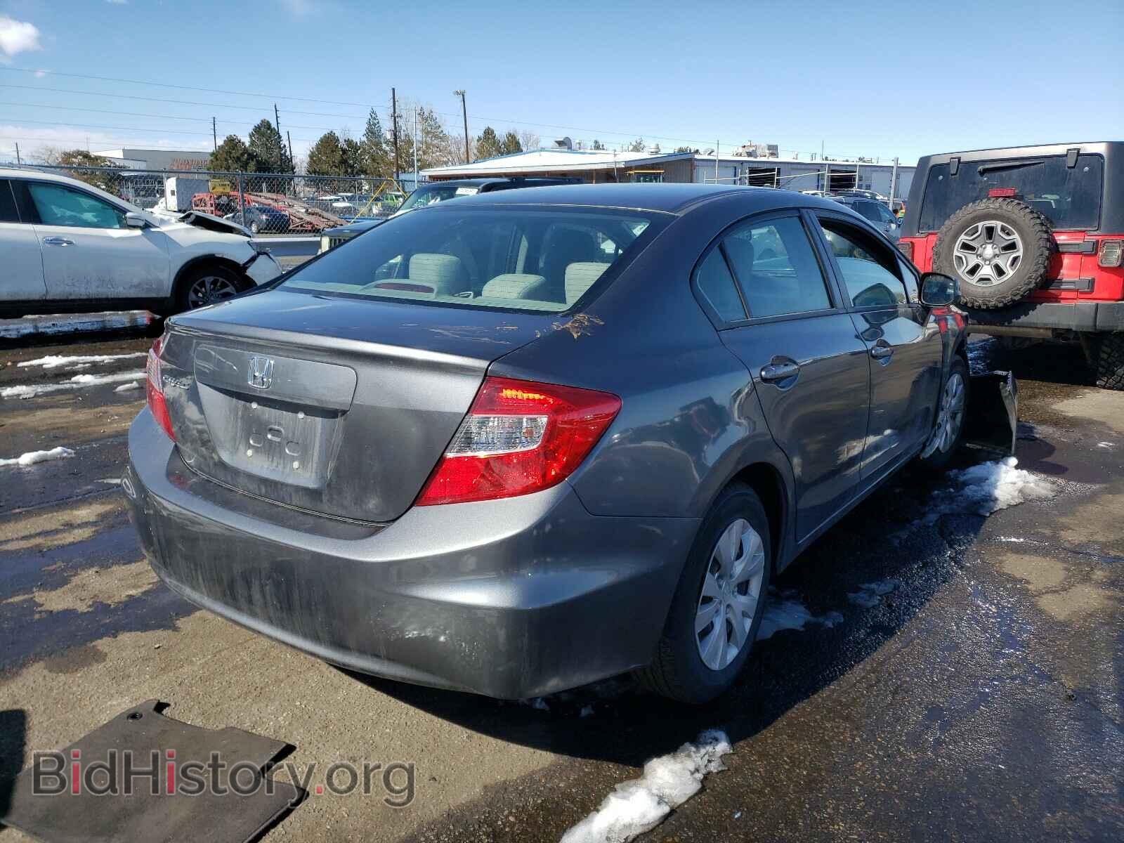 2012 HONDA CIVIC - VIN: 2HGFB2F59CH314587 - Фото 4