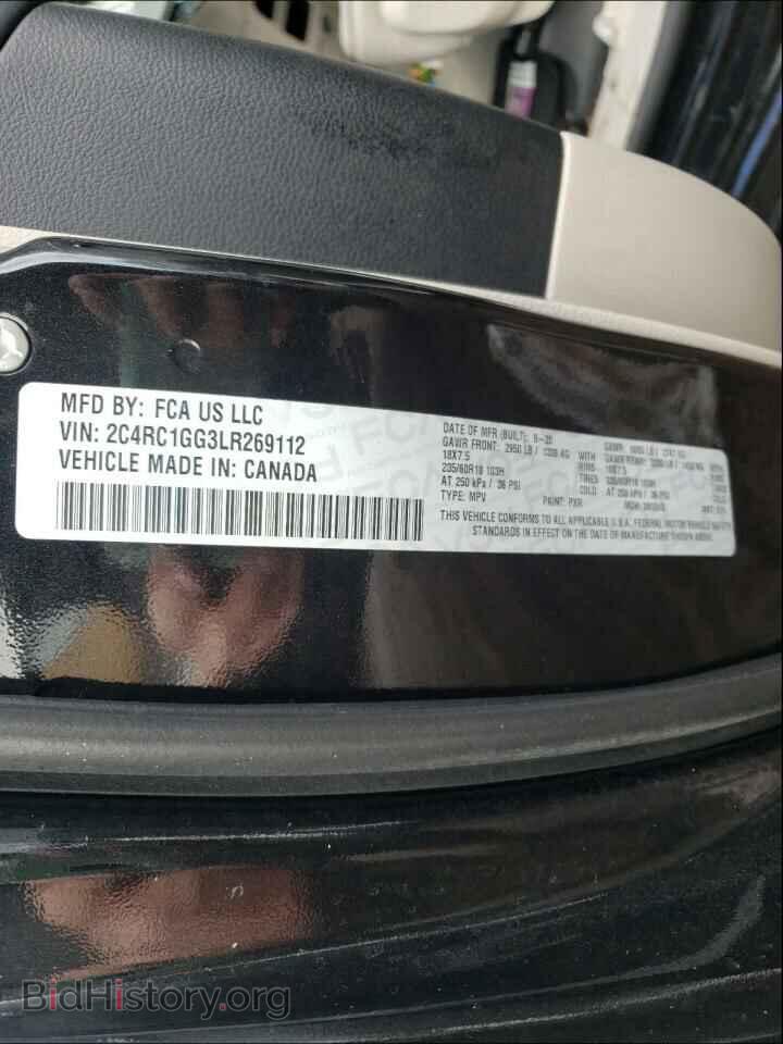 2020 CHRYSLER PACIFICA - VIN: 2C4RC1GG3LR269112 - Фото 10