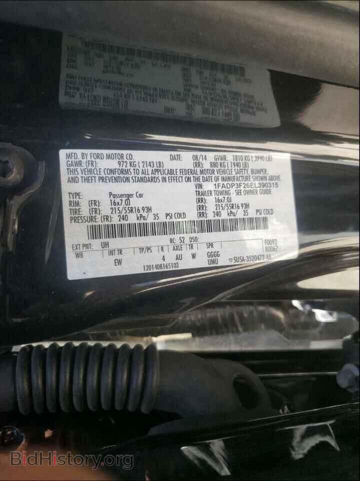 2014 FORD FOCUS - VIN: 1FADP3F26EL390315 - Photo 10