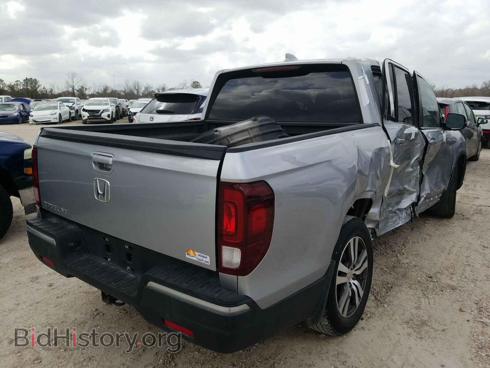 2017 HONDA RIDGELINE - VIN: 5FPYK2F46HB010782 - Фото 4