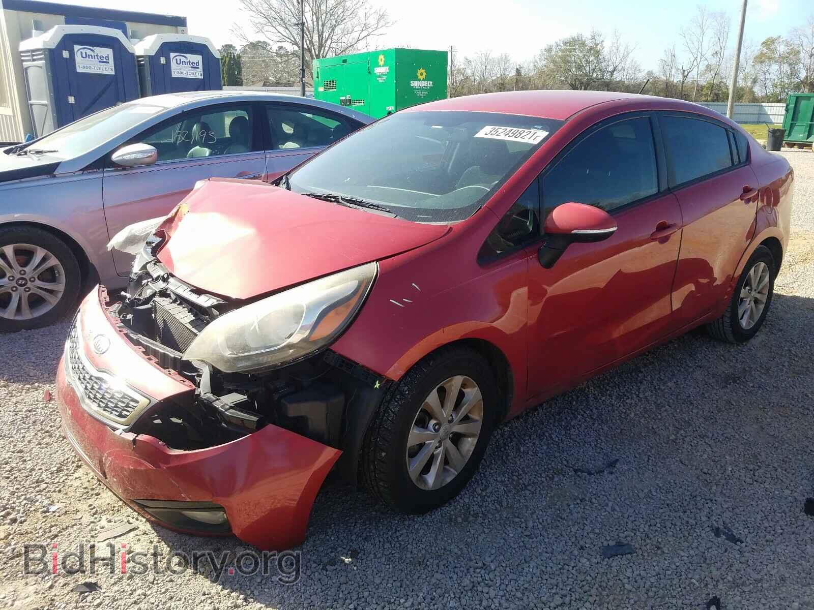 2012 KIA RIO - VIN: KNADN4A39C6090928 - Фото 2