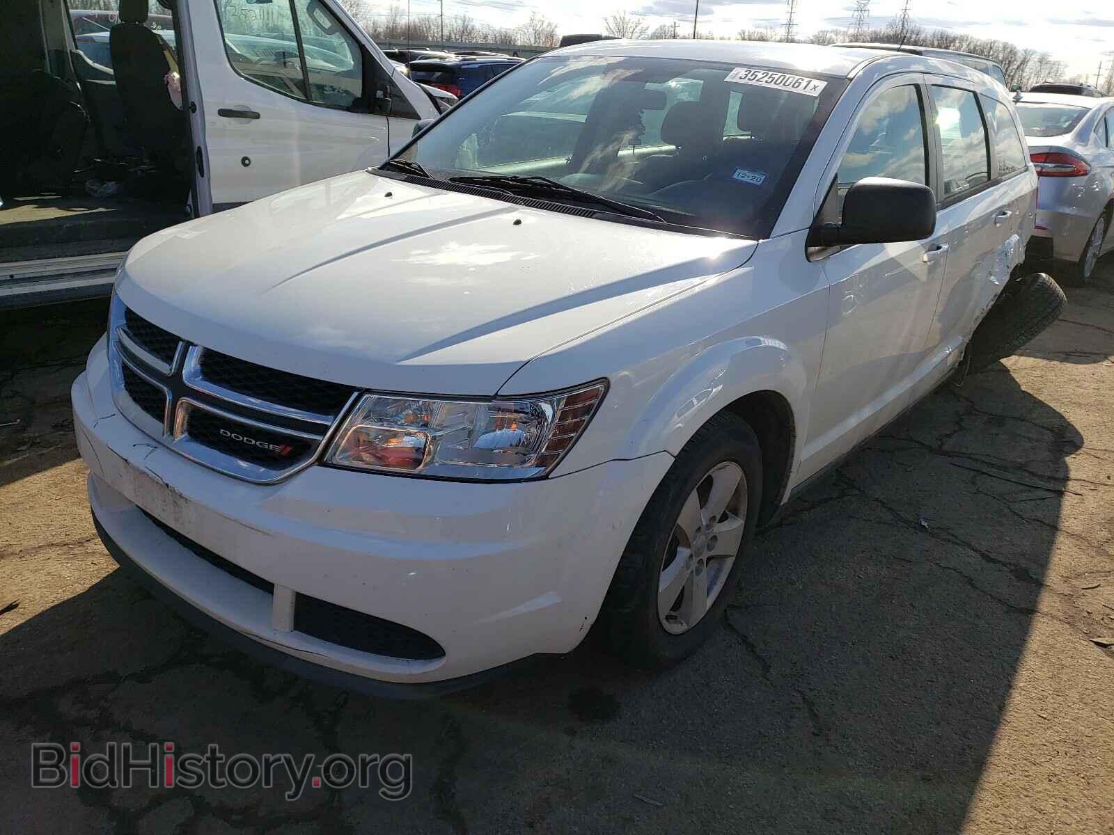 2013 DODGE JOURNEY - VIN: 3C4PDCAB4DT536740 - Фото 2