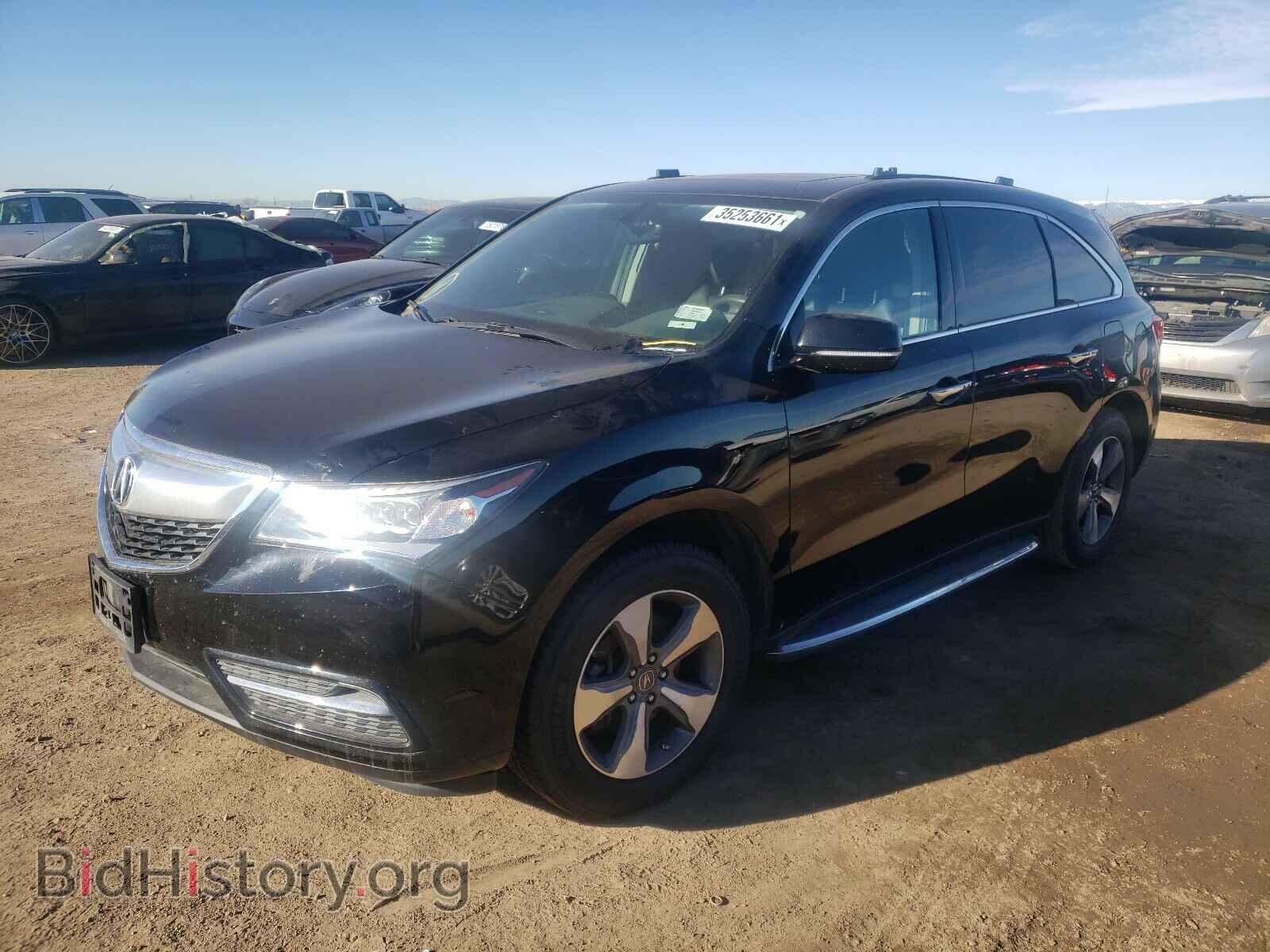 2016 ACURA MDX - VIN: 5FRYD4H25GB050987 - Фото 2