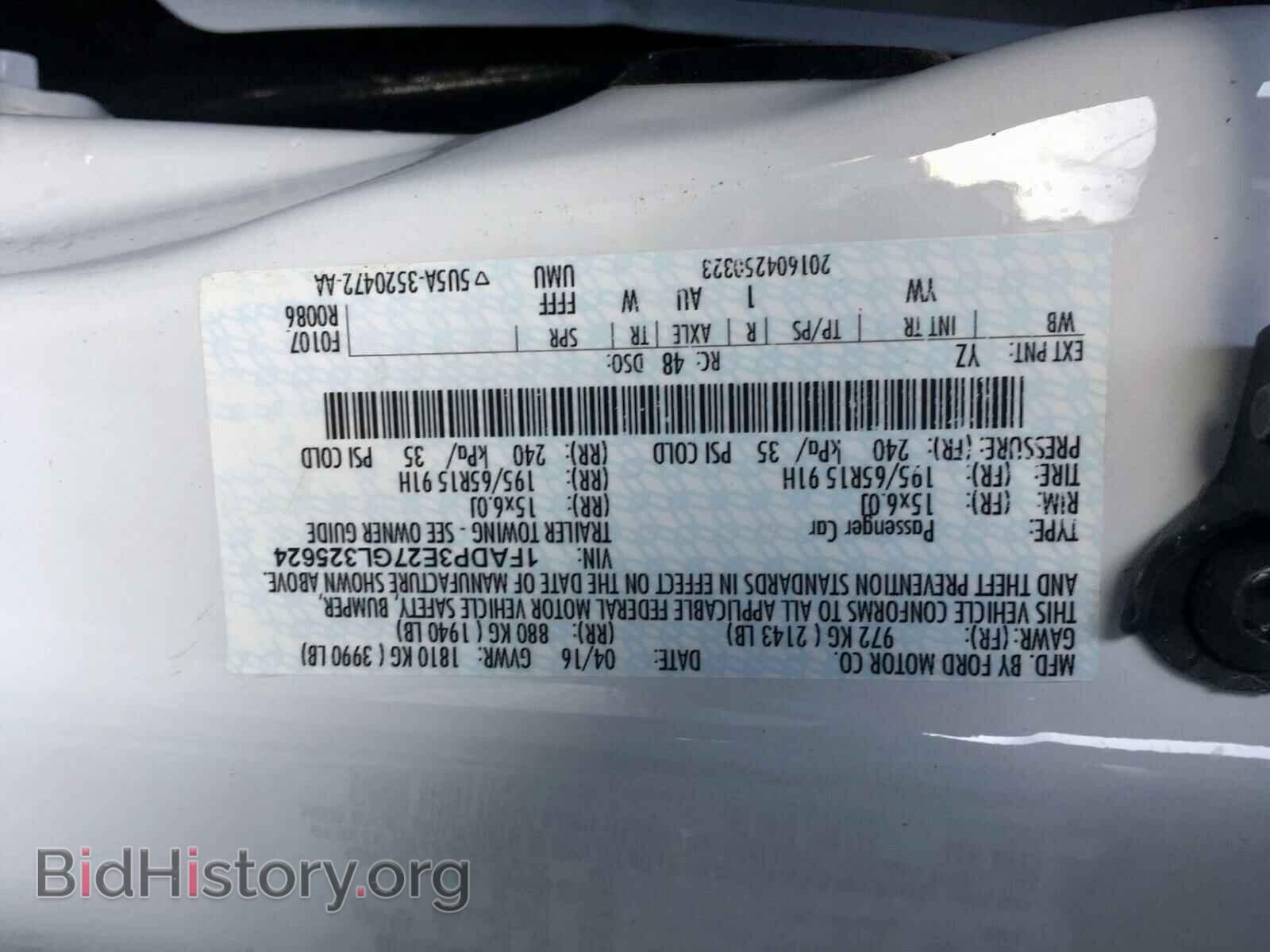 2016 FORD FOCUS - VIN: 1FADP3E27GL325624 - Photo 10