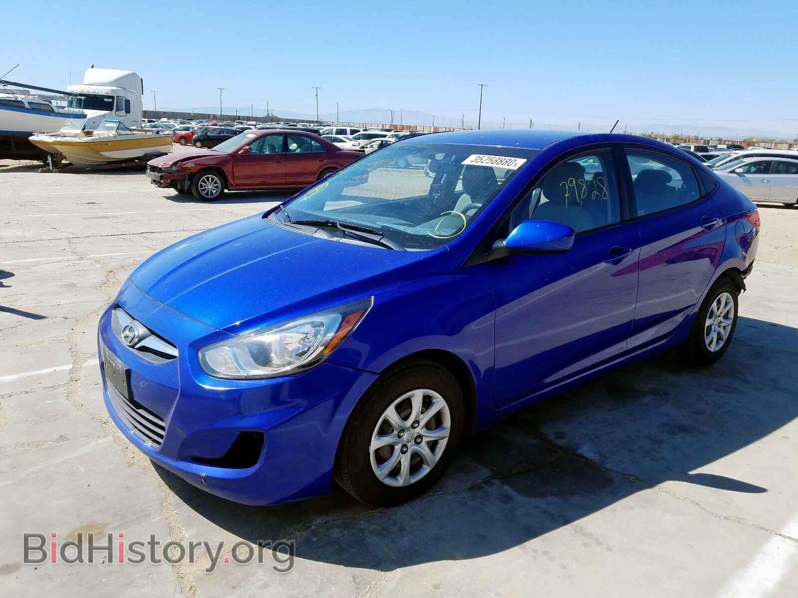 2014 HYUNDAI ACCENT - VIN: KMHCT4AE3EU684706 - Фото 2
