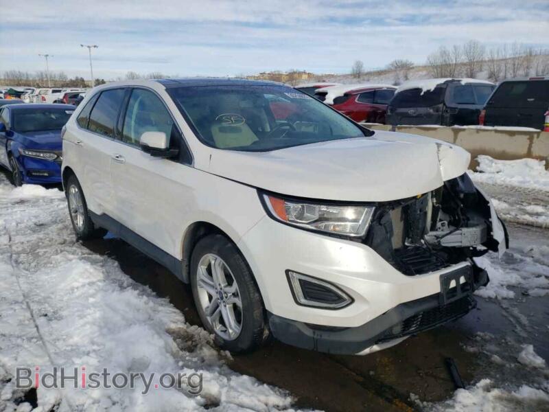 2015 Ford EDGE Edge Titan (VIN 2FMTK4K99FBB81290) — photo 1 of 10, Copart, damage: front end