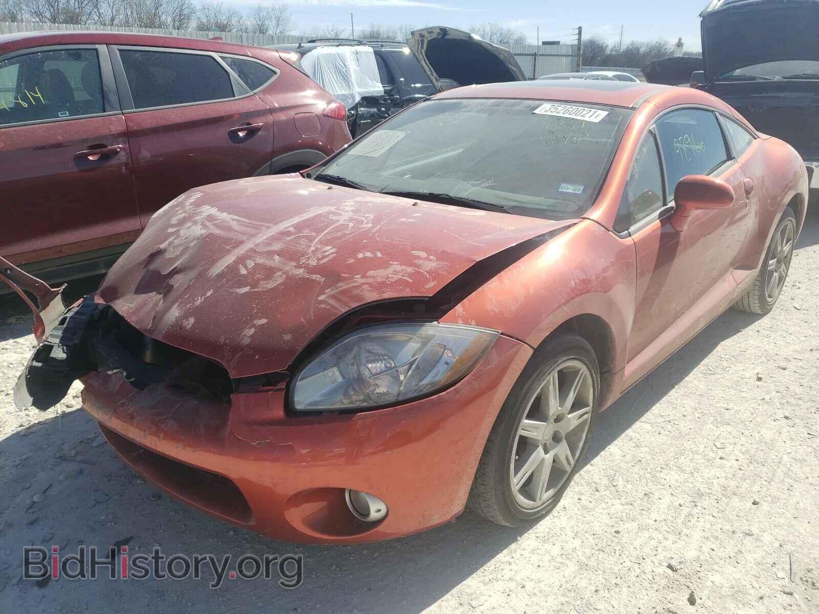2006 MITSUBISHI ECLIPSE - VIN: 4A3AK34T36E059072 - Фото 2