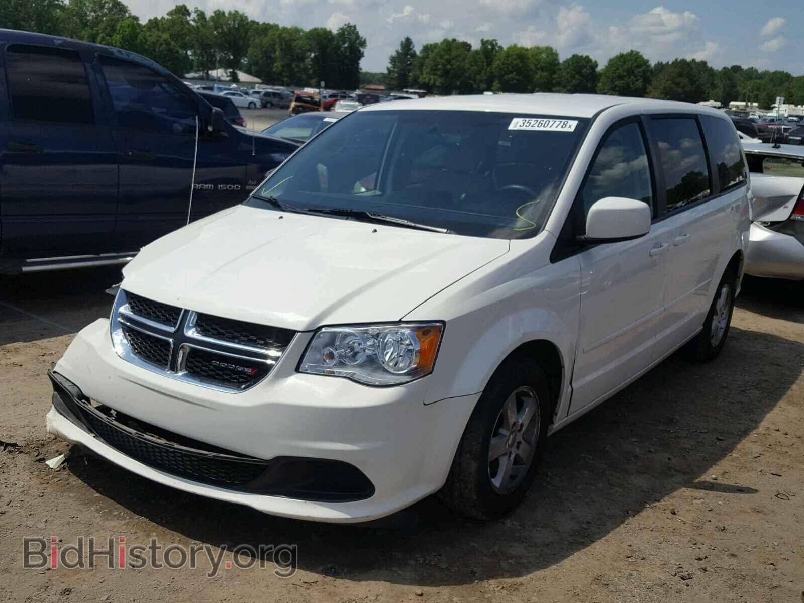 2013 DODGE CARAVAN - VIN: 2C4RDGCG1DR520474 - Фото 2