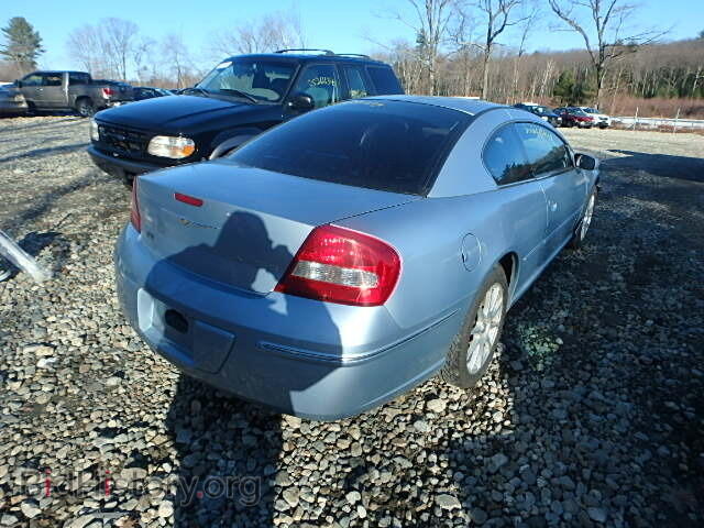 2004 CHRYSLER SEBRING - VIN: 4C3AG52H34E149708 - Фото 4