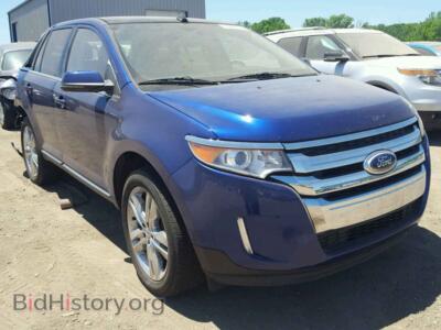 2013 Ford EDGE Edge Limit, blue — VIN 2FMDK3KC6DBC29674, Copart