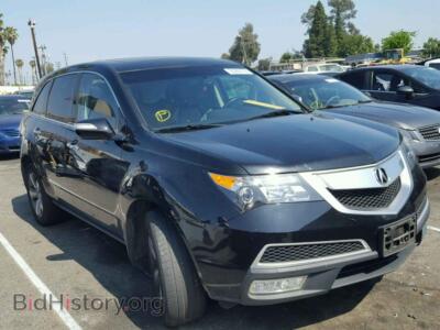 2013 Acura MDX MDX Techno, черный — VIN 2HNYD2H30DH512158, Copart