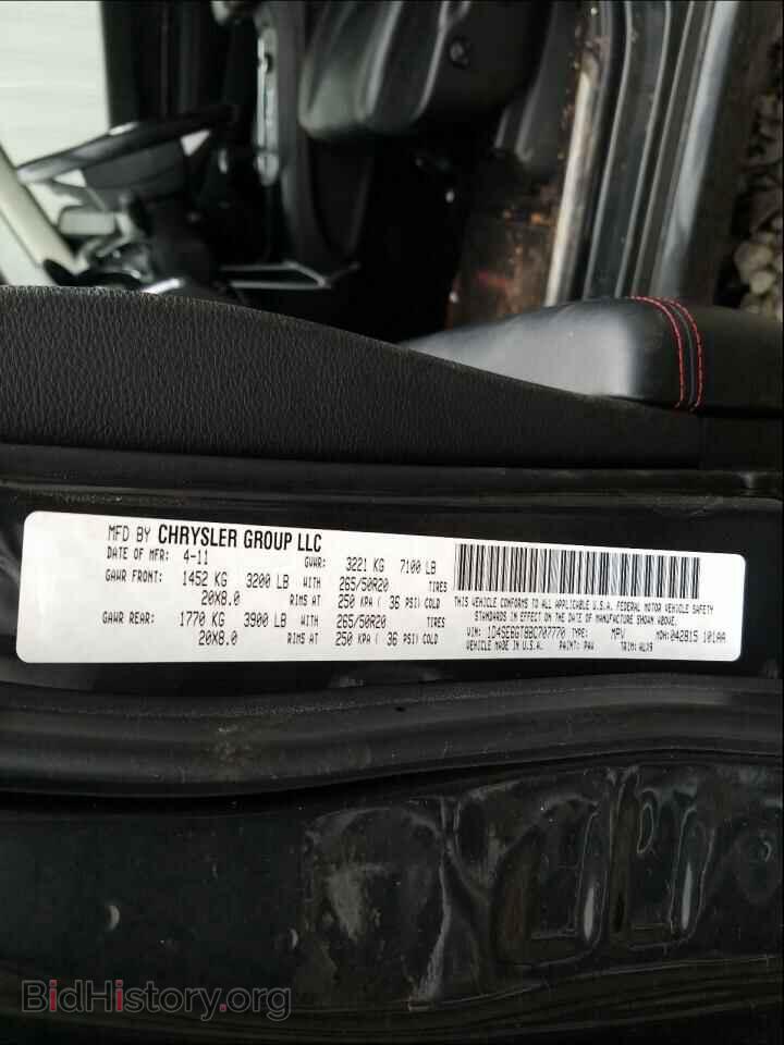 2011 DODGE DURANGO - VIN: 1D4SE6GT8BC707770 - Фото 10
