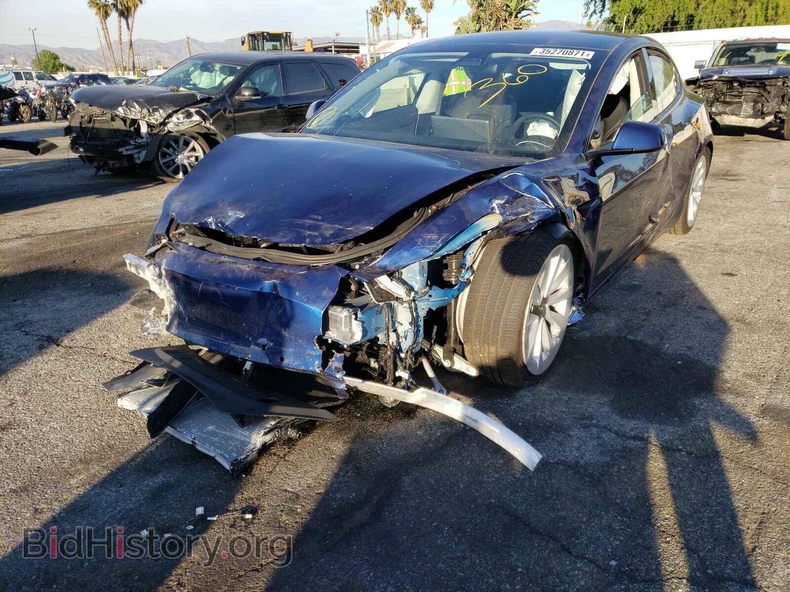 2021 TESLA MODEL 3 - VIN: 5YJ3E1EA7MF849894 - Фото 2
