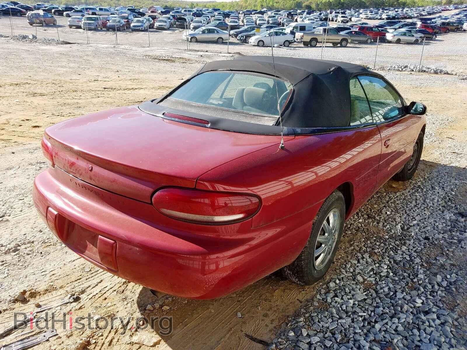 1996 CHRYSLER SEBRING - VIN: 3C3EL45X3TT254646 - Фото 4