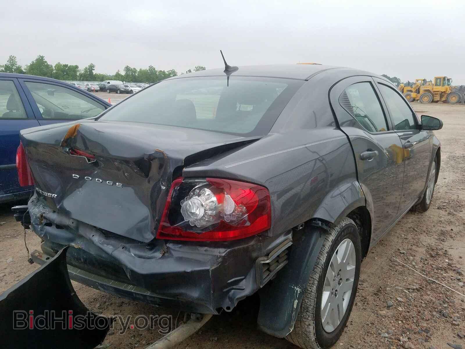 2014 DODGE AVENGER - VIN: 1C3CDZAB1EN219828 - Фото 4