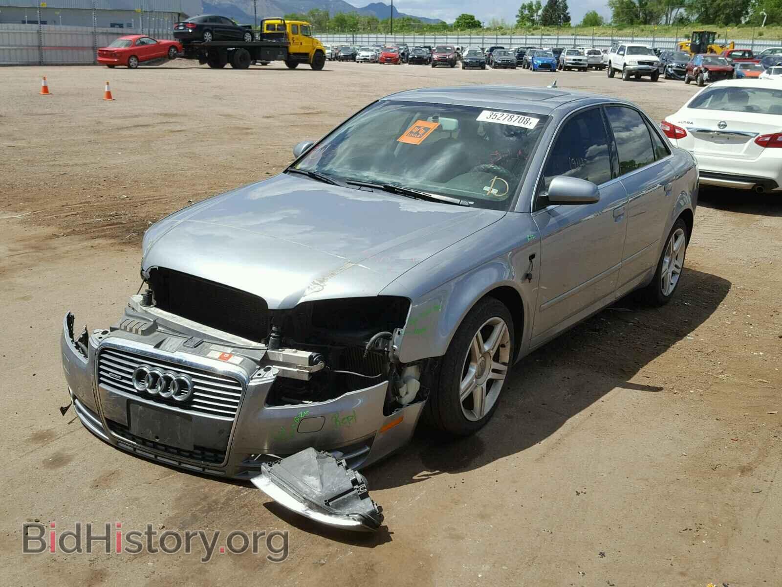 2007 AUDI A4 - VIN: WAUDF78E87A203048 - Фото 2