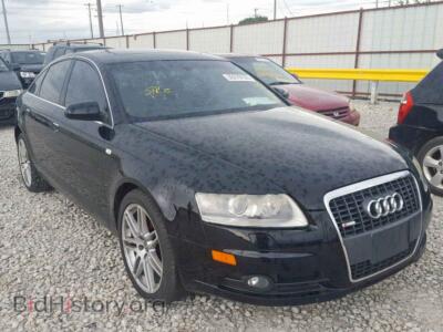 2008 Audi A6 A6 3.2 QUA, black — VIN WAUDH74F08N104422, Copart
