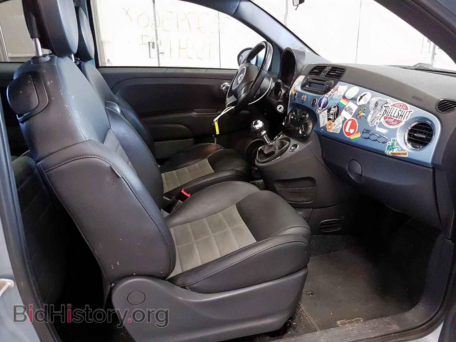 2013 FIAT 500 - VIN: 3C3CFFBR9DT561529 - Фото 5