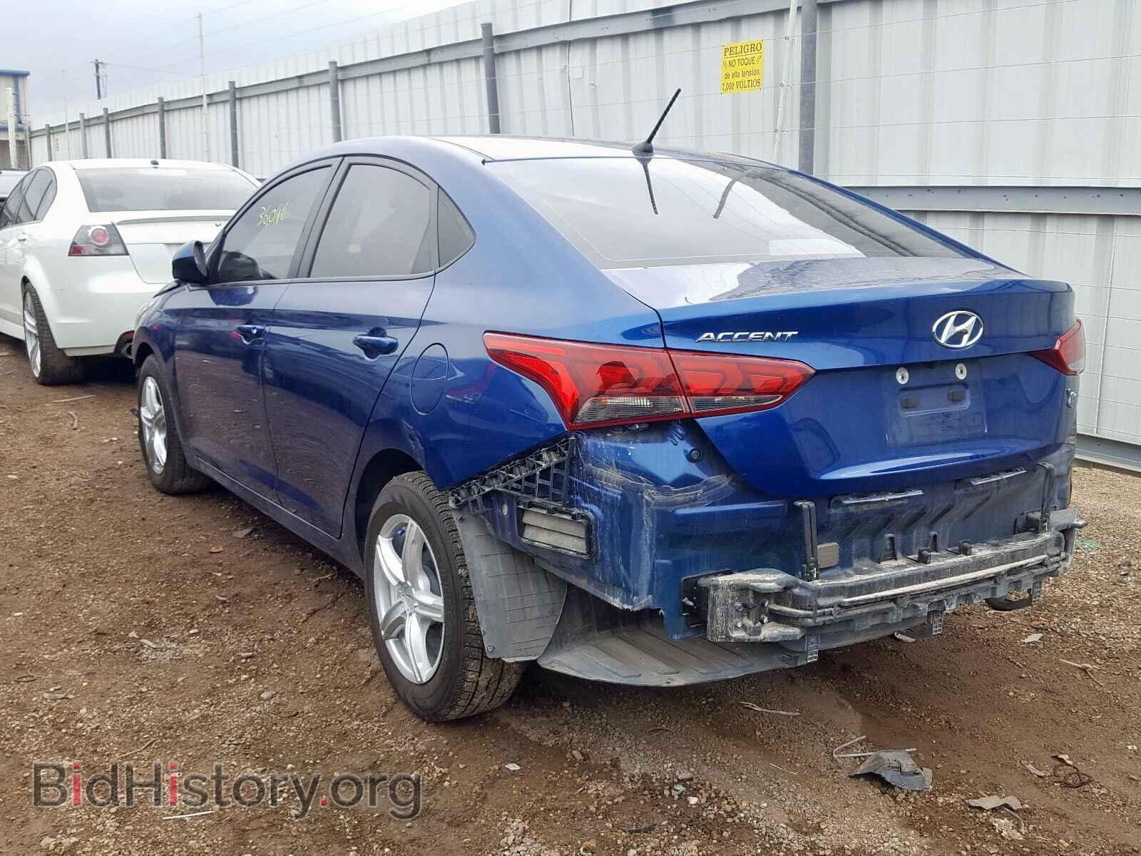 2019 HYUNDAI ACCENT - VIN: 3KPC24A33KE049730 - Фото 3
