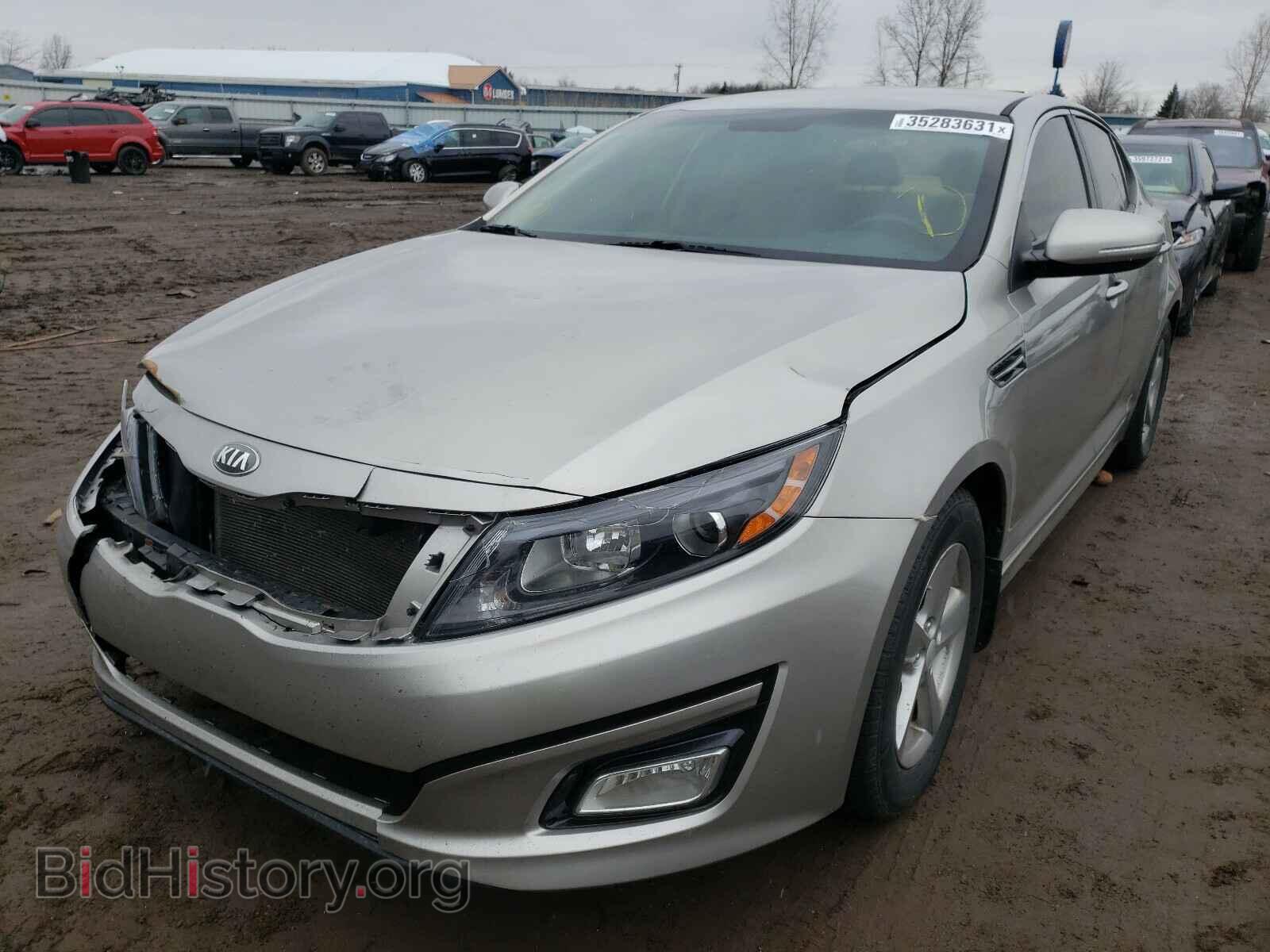 2015 KIA OPTIMA - VIN: 5XXGM4A71FG386425 - Фото 2