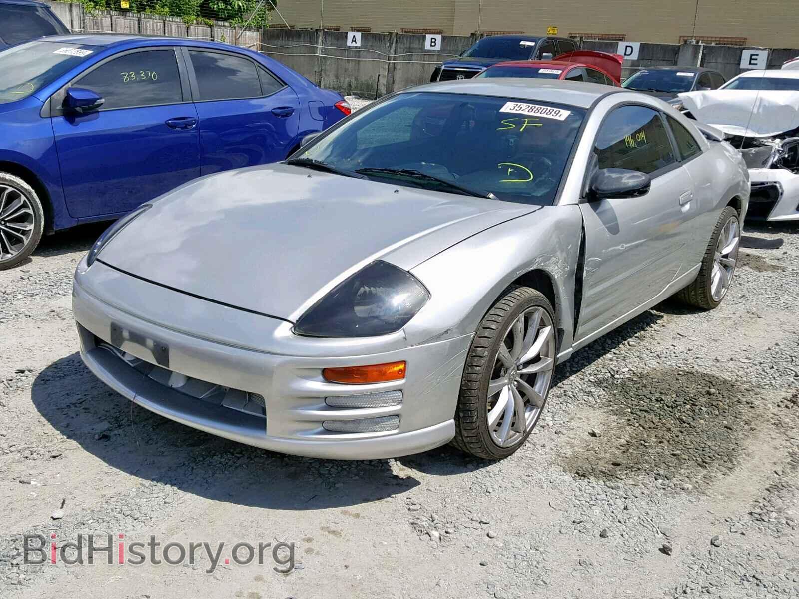 2000 MITSUBISHI ECLIPSE - VIN: 4A3AC34G7YE091669 - Фото 2