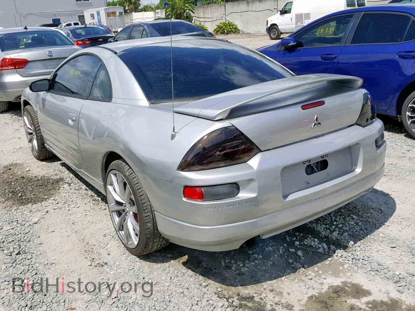 2000 MITSUBISHI ECLIPSE - VIN: 4A3AC34G7YE091669 - Фото 3