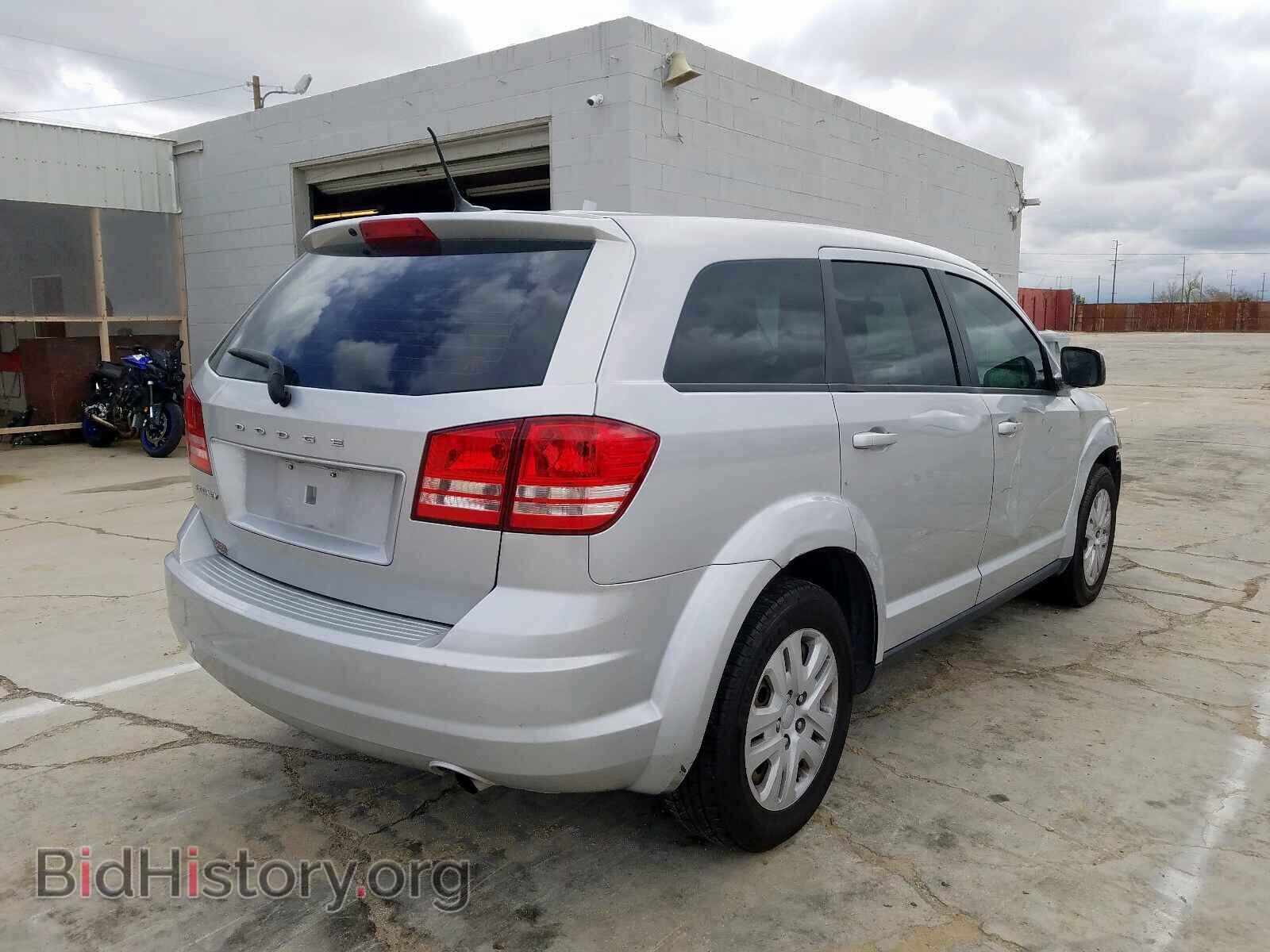 2014 DODGE JOURNEY - VIN: 3C4PDCAB3ET258544 - Фото 4