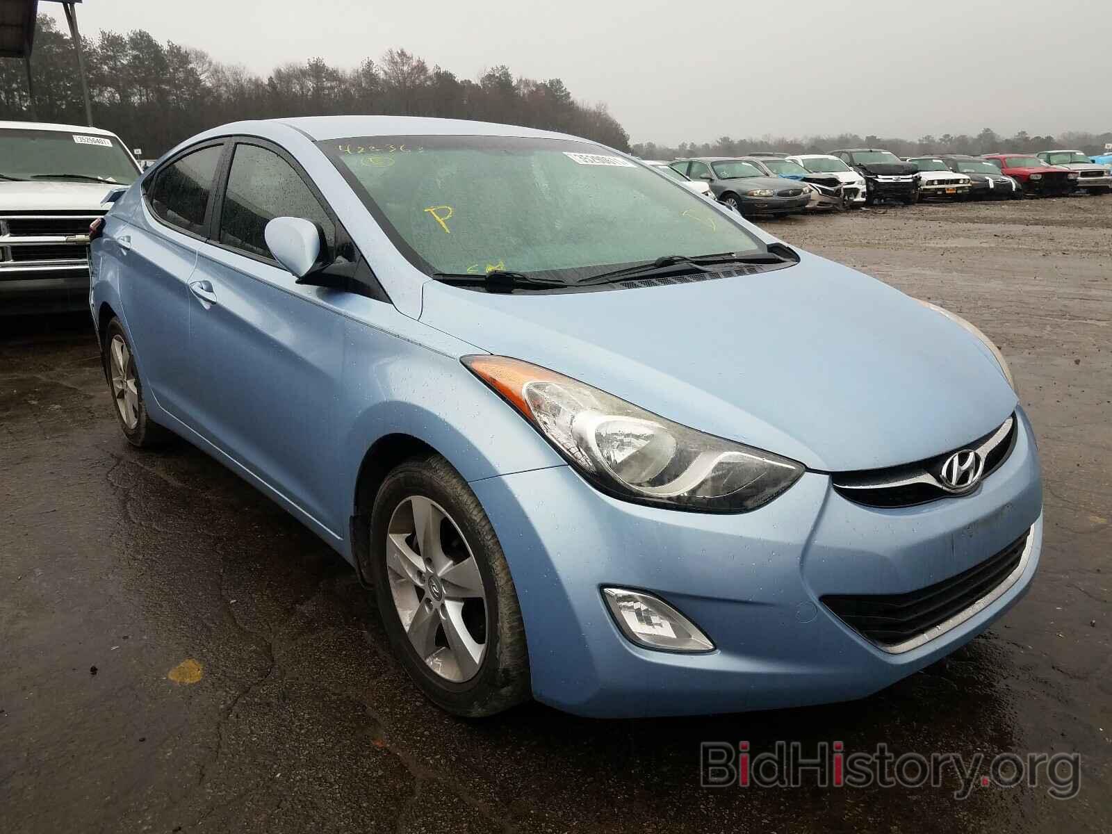 Photo KMHDH4AE1CU422363 - HYUNDAI ELANTRA 2012