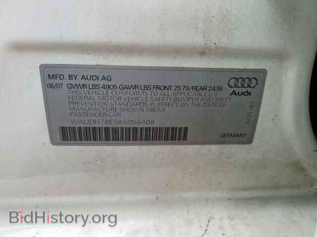 2008 AUDI A4 - VIN: WAUDH78E58A056408 - Фото 10