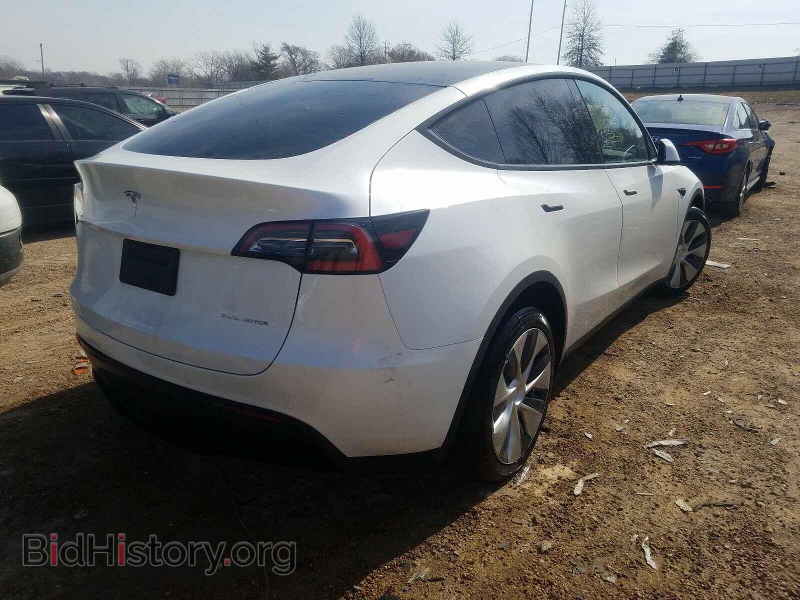 2020 TESLA MODEL Y - VIN: 5YJYGDEE5LF039716 - Фото 4