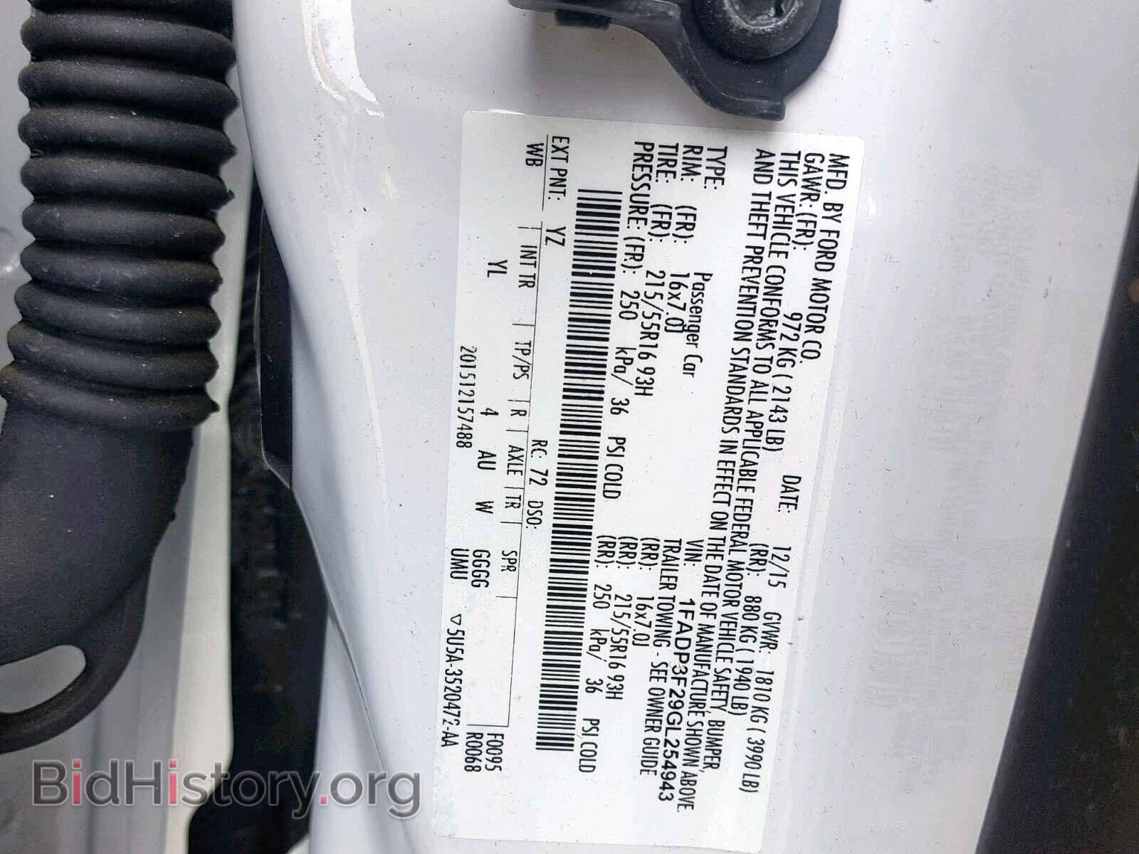 2016 FORD FOCUS SE - VIN: 1FADP3F29GL254943 - Фото 10