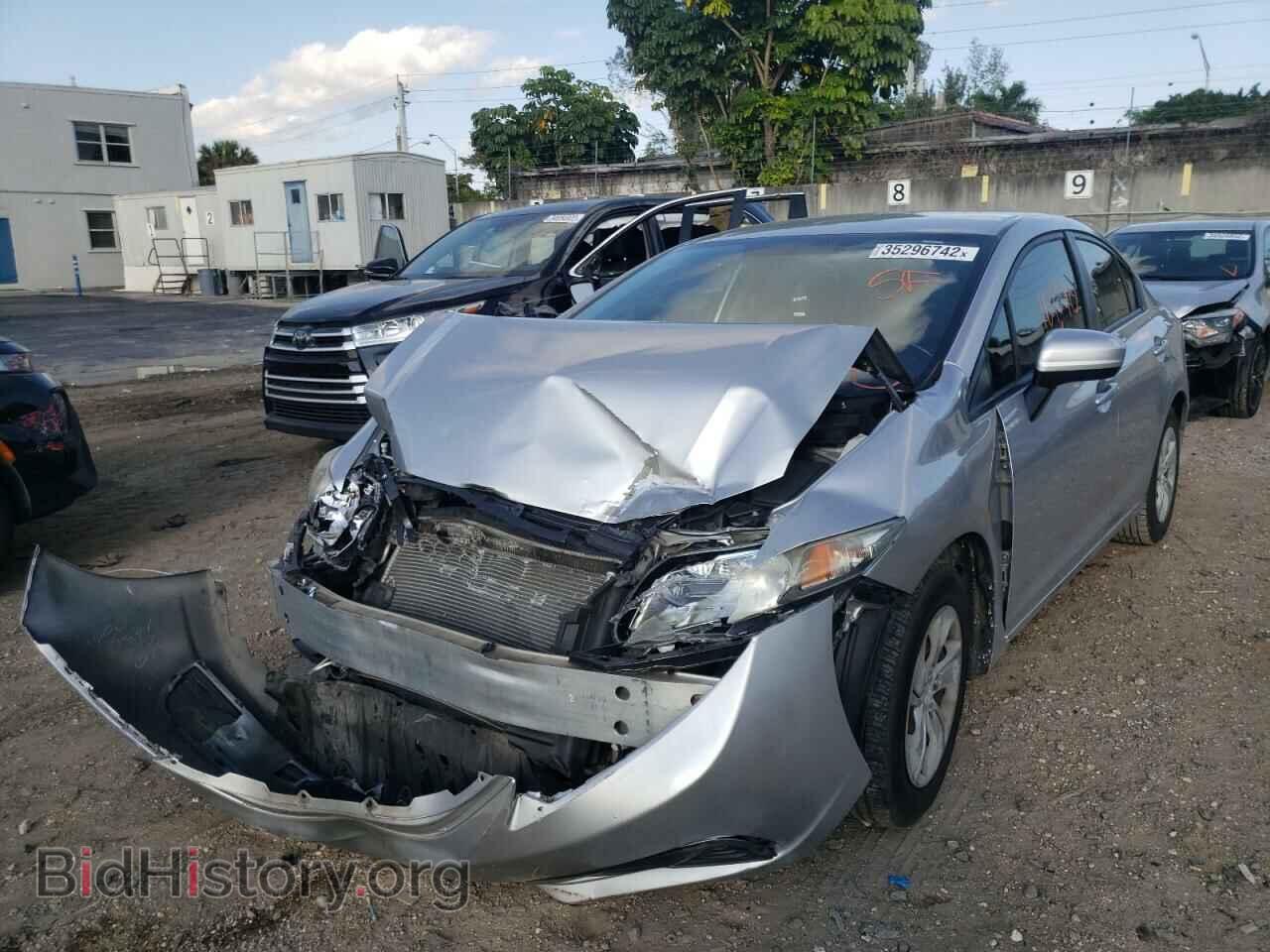 2014 HONDA CIVIC - VIN: 19XFB2F52EE070469 - Фото 2