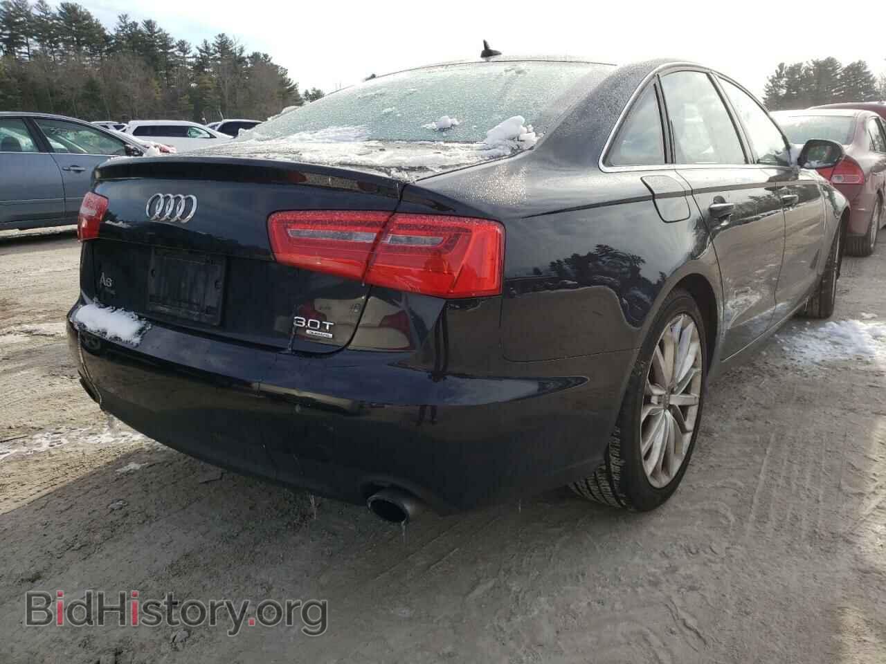 2013 AUDI A6 - VIN: WAUGGAFC9DN100105 - Фото 4