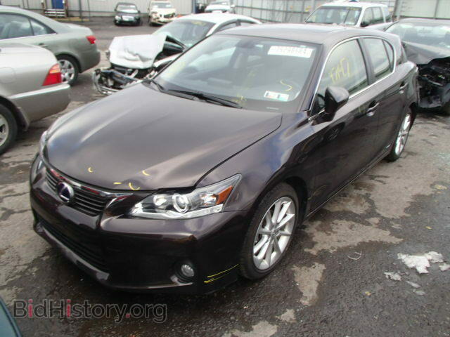 2012 LEXUS CT 200 - VIN: JTHKD5BH5C2098690 - Фото 2