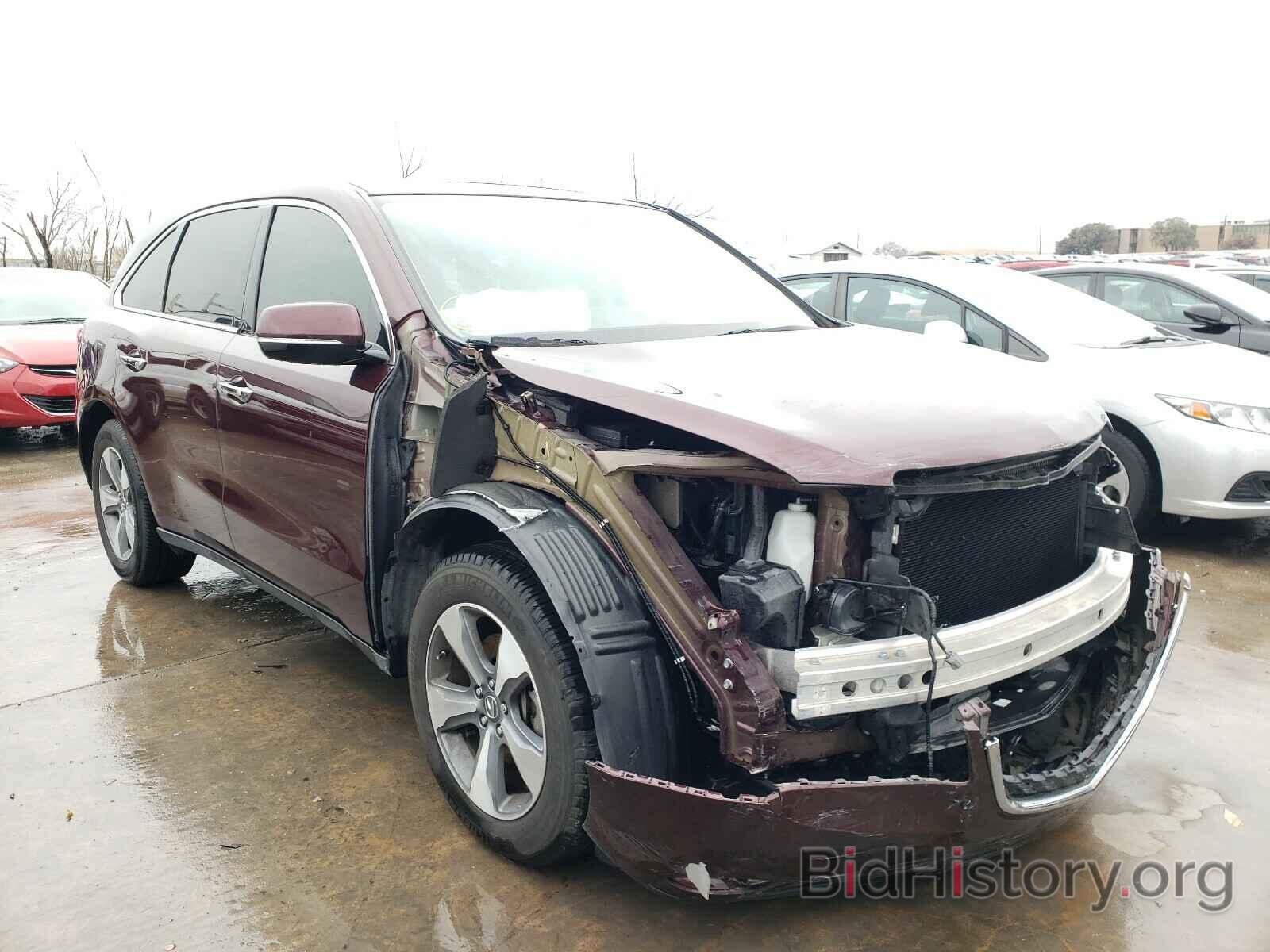 Photo 5FRYD3H27GB017015 - ACURA MDX 2016