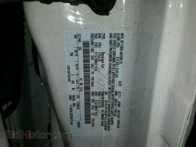2012 FORD FOCUS - VIN: 1FAHP3N27CL205608 - Фото 10