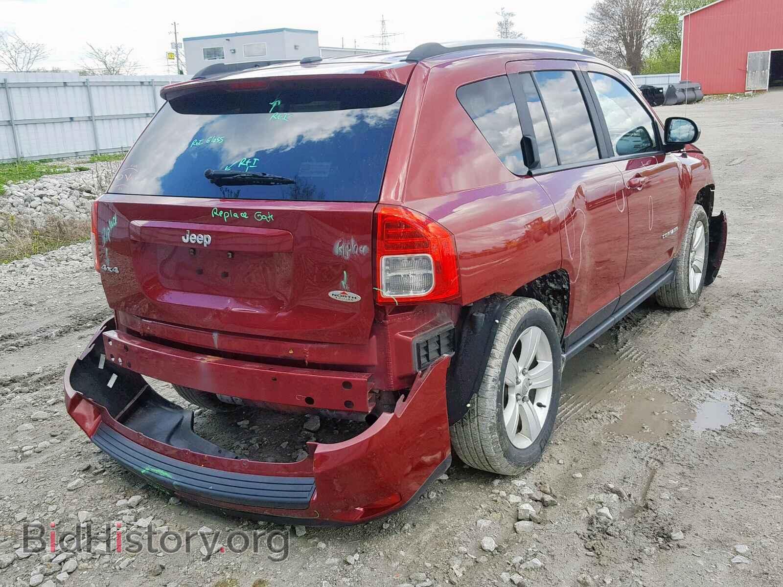 2012 JEEP COMPASS - VIN: 1C4NJDAB8CD524424 - Фото 4