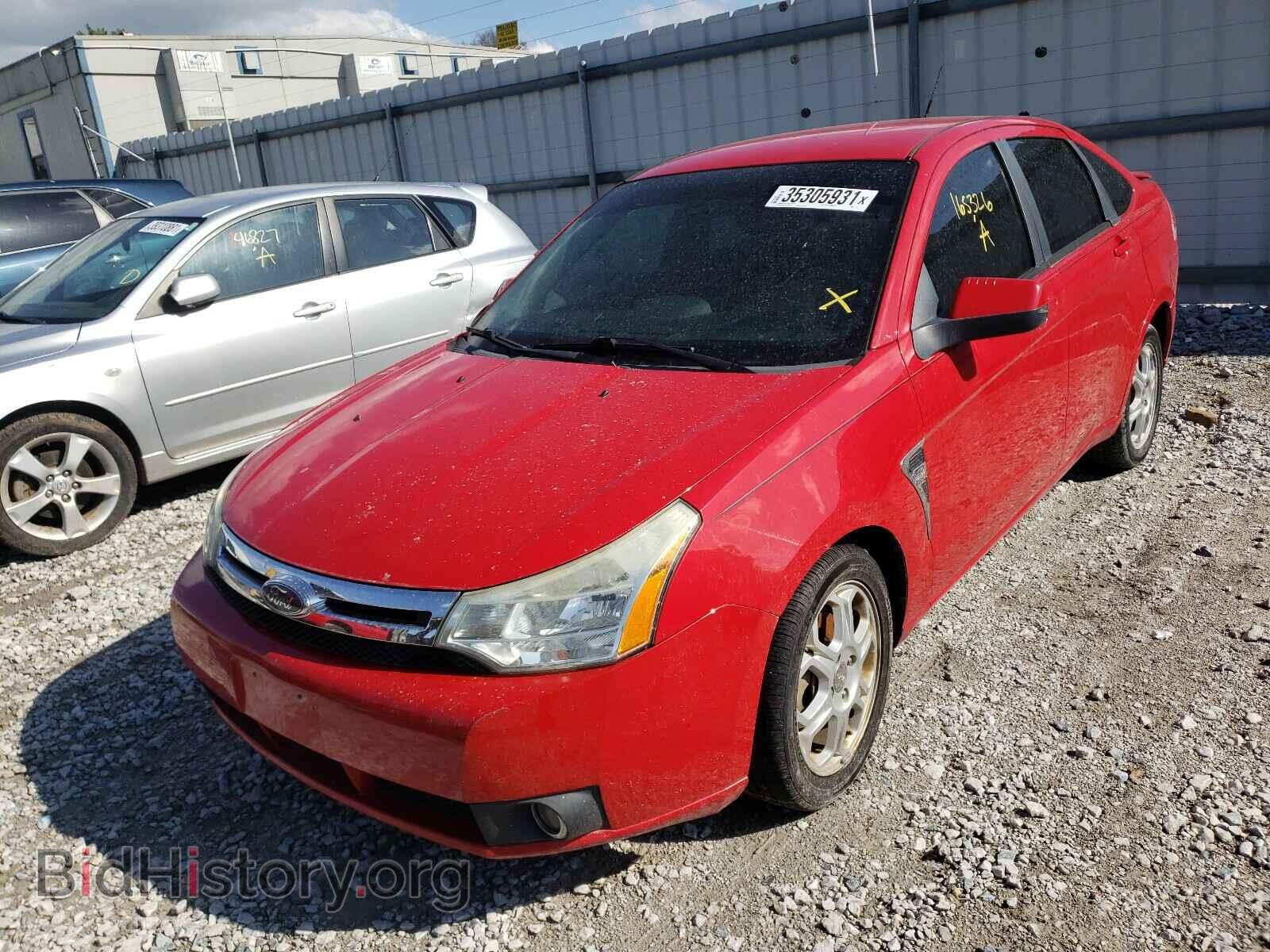 2008 FORD FOCUS - VIN: 1FAHP35N98W294016 - Фото 2