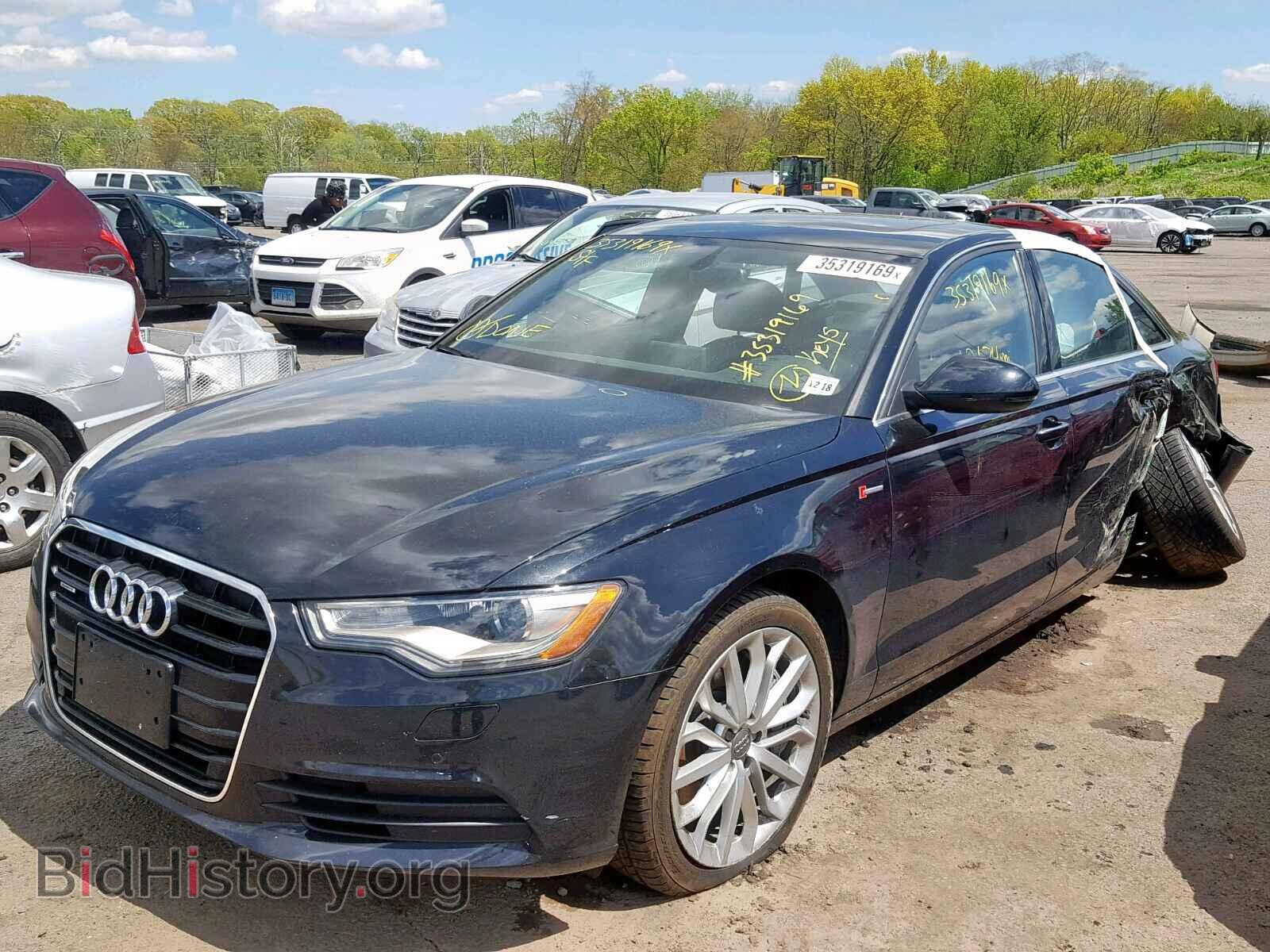 2014 AUDI A6 - VIN: WAUFGAFC8EN055302 - Фото 2