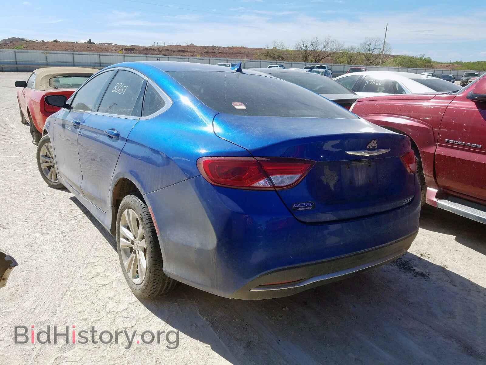 2015 CHRYSLER 200 - VIN: 1C3CCCAB8FN600321 - Фото 3