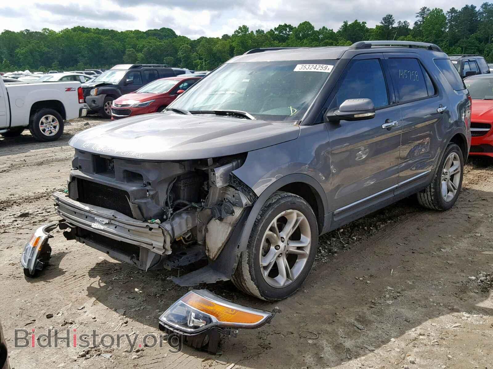2013 FORD EXPLORER L - VIN: 1FM5K8F89DGA80368 - Фото 2