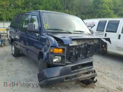 2008 Ford ECONOLINE, синий — VIN 1FTNE14W98DA02071, Copart